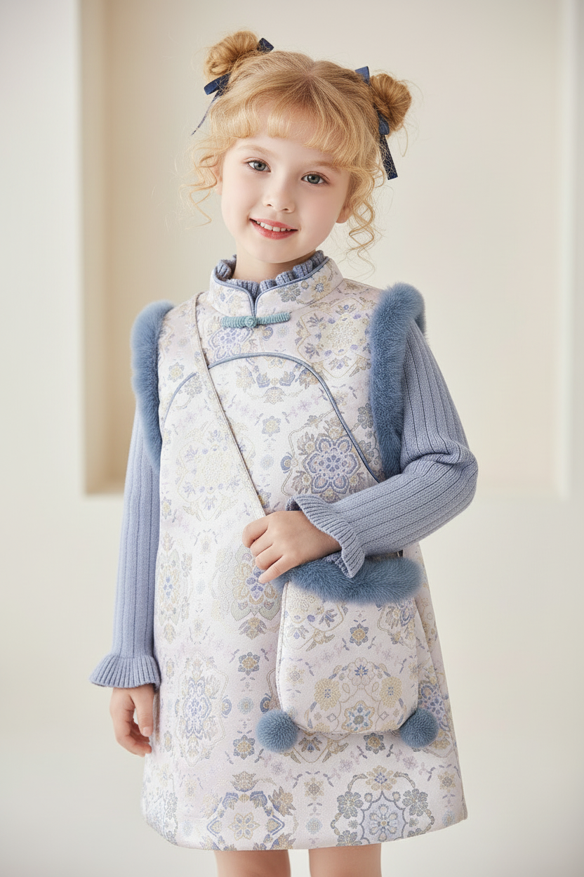 Vienna Velvet Cheongsam Dress Set