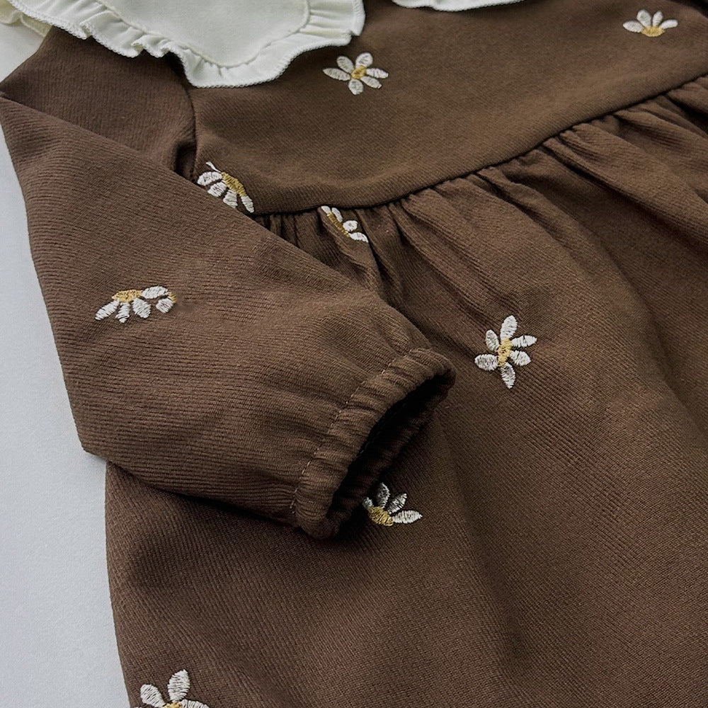 Flora collared dress
