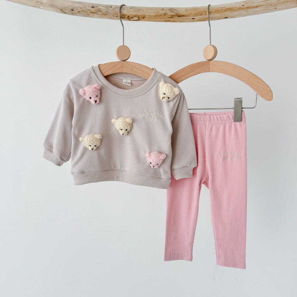 Teddy bear legging set