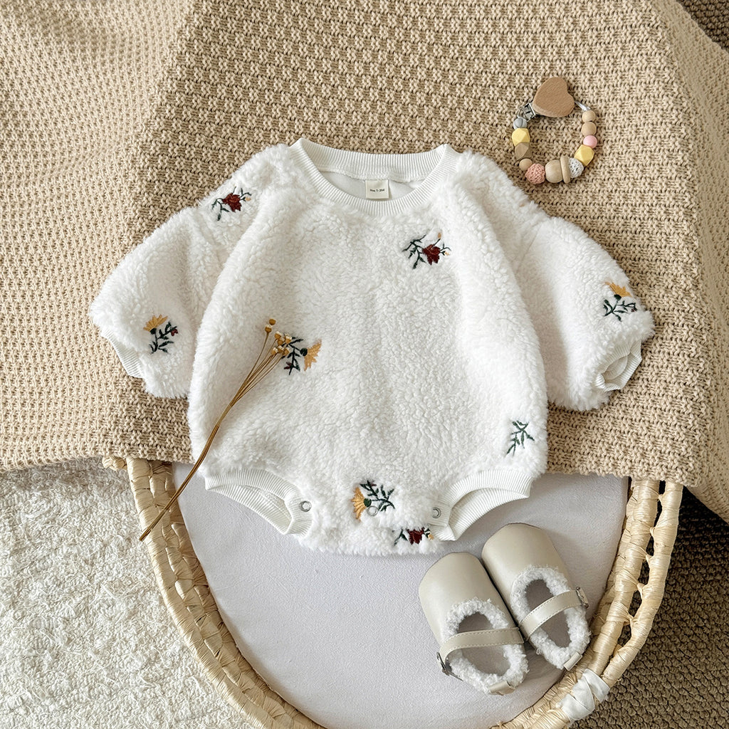 Evie lambs wool romper