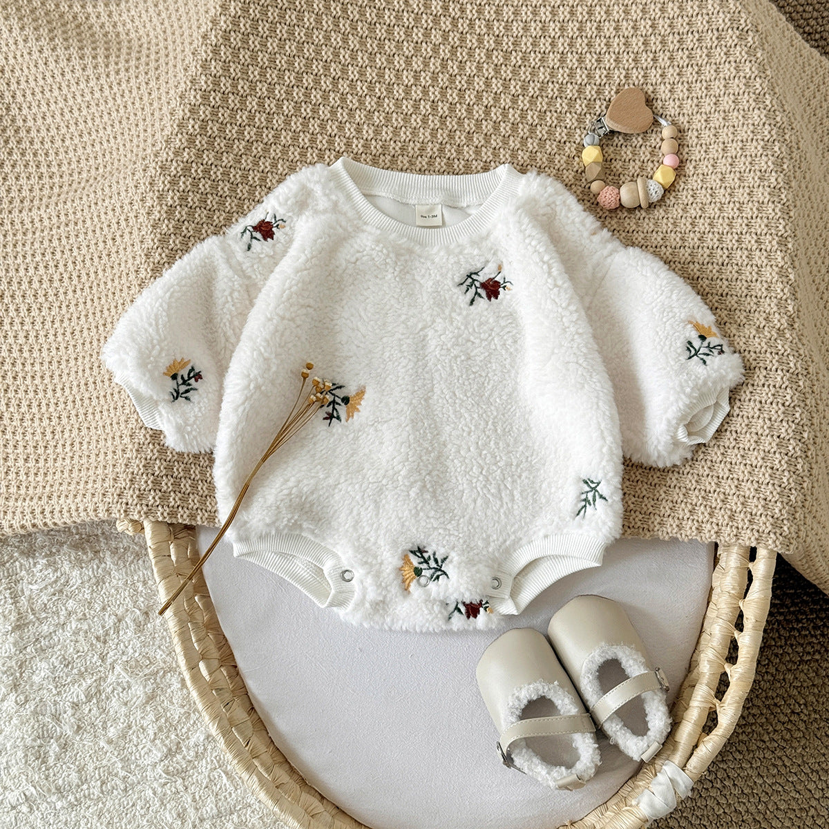 Evie lambs wool romper