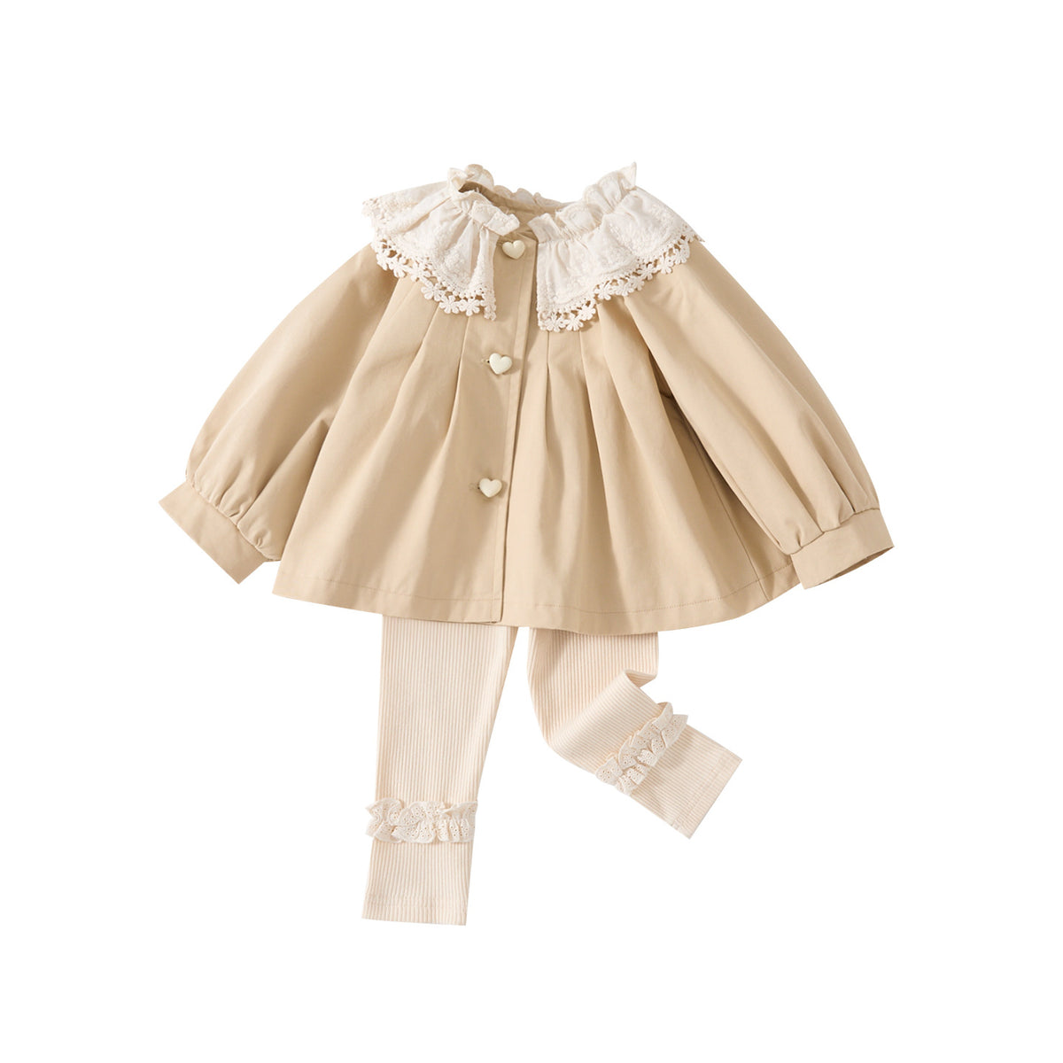 Sweet Heart Blouse and Leggings set