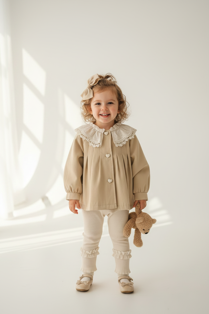 Sweet Heart Blouse and Leggings set