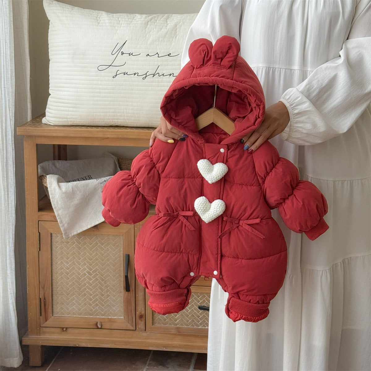 Little Heart snow suit