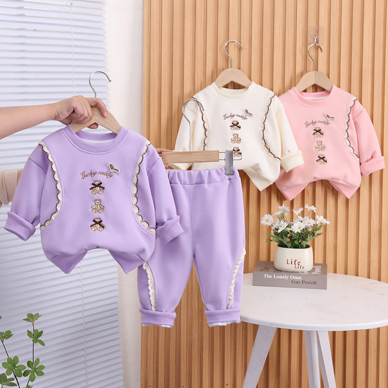 Teddy Frill Lounge Set