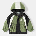 Boy's Children's Windbreaker Jacket for Autumn, Mid to Large Kids