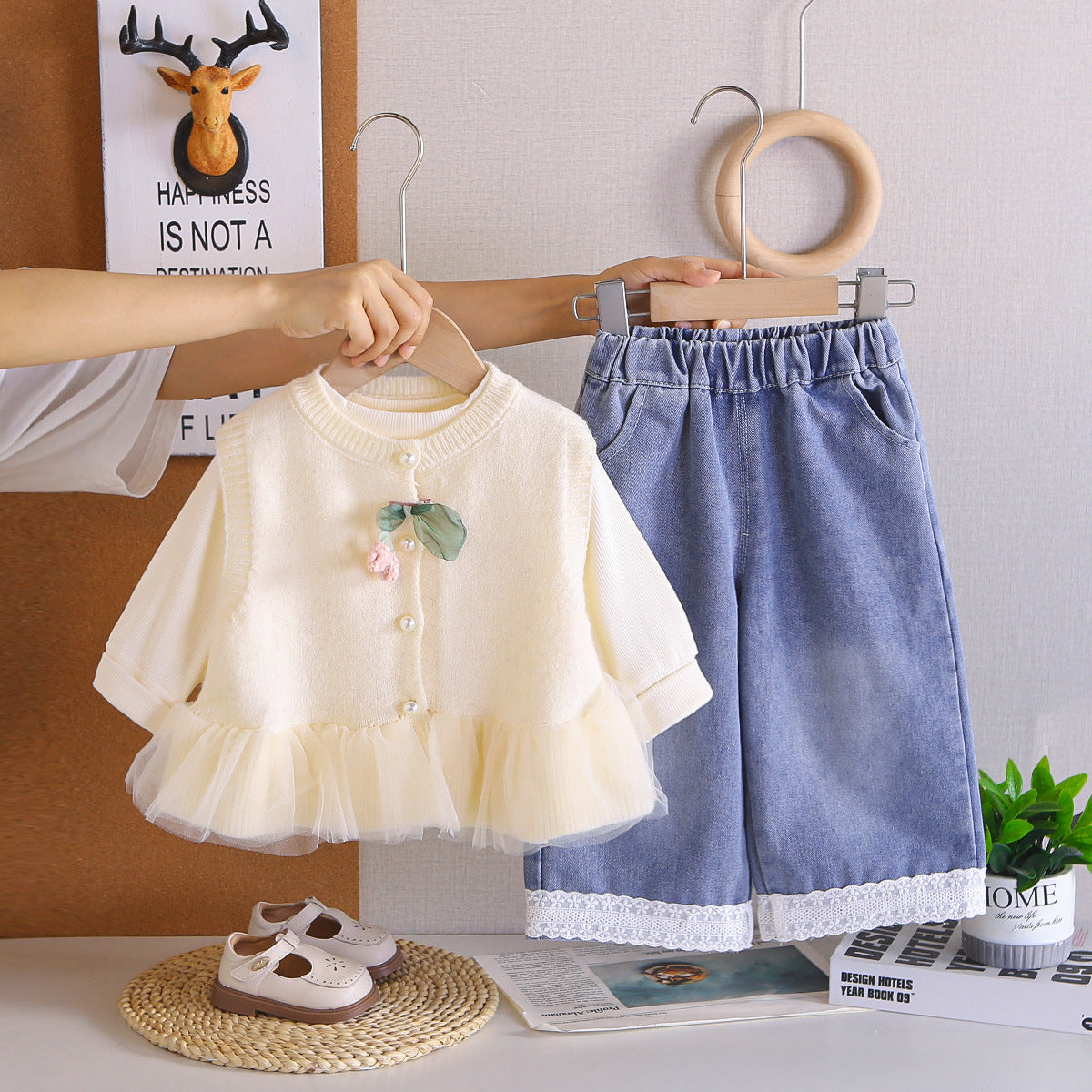 Cherry three piece set