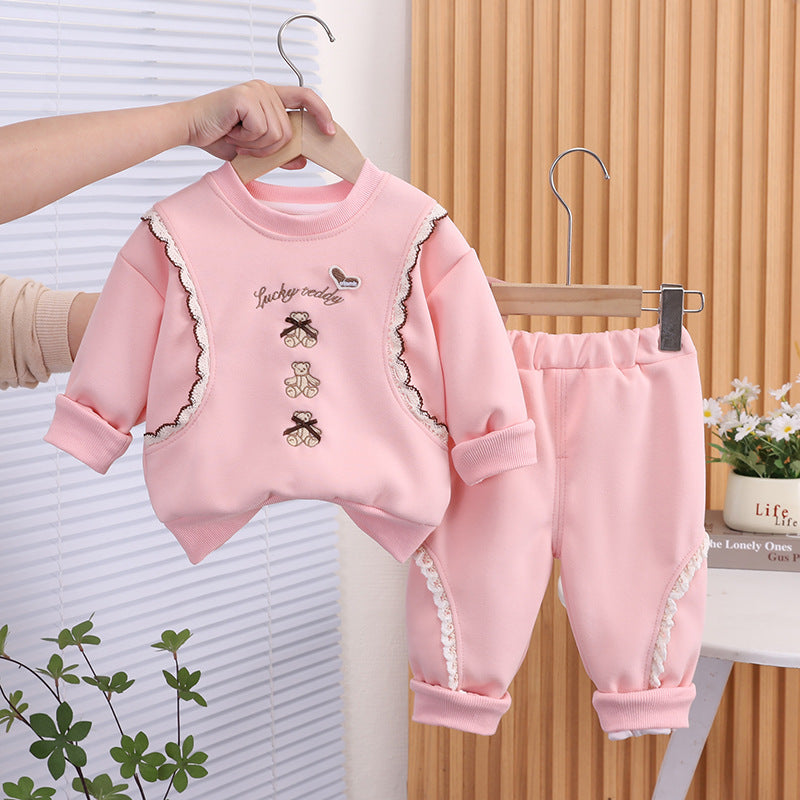 Teddy Frill Lounge Set