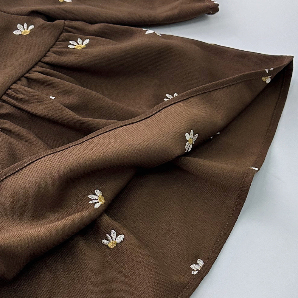 Flora collared dress