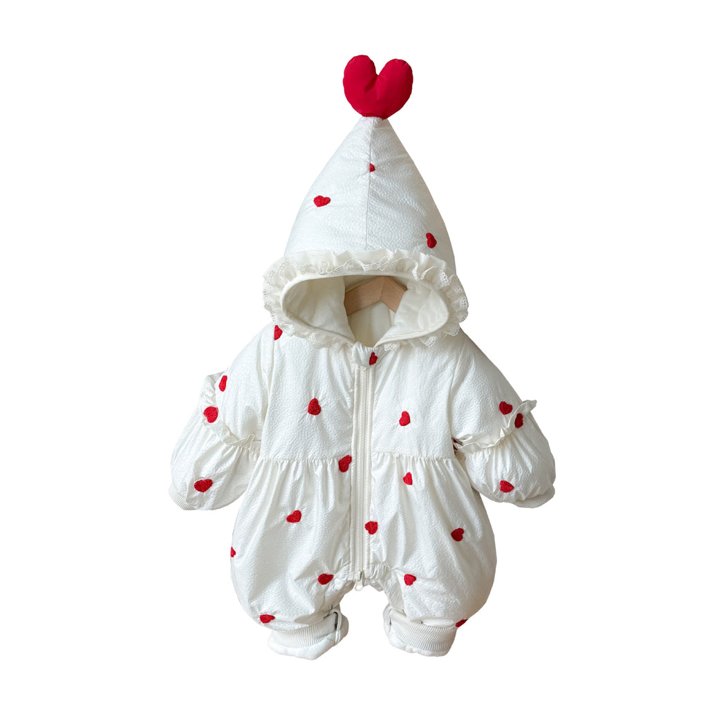 Love Heart pram suit