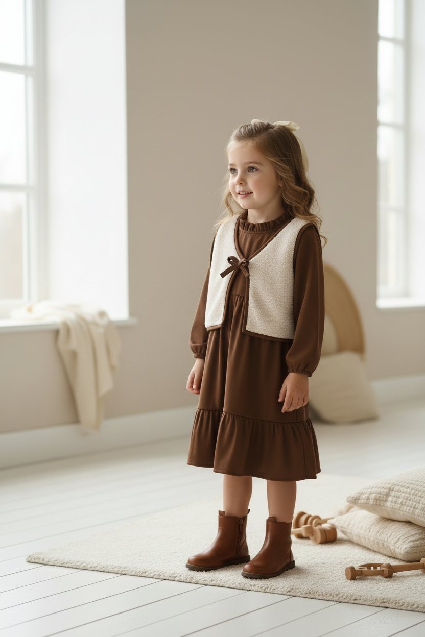 Charlotte dress and vest