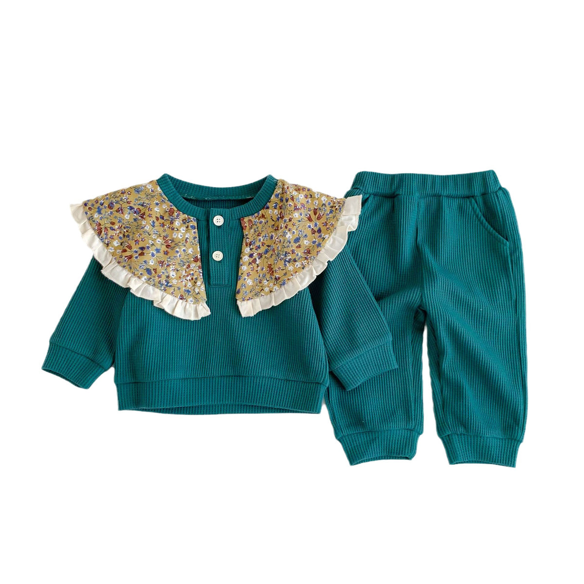 Wendy floral collar lounge set