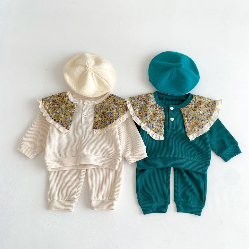 Wendy floral collar lounge set