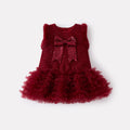 Vienna Velvet Bow Dress Set