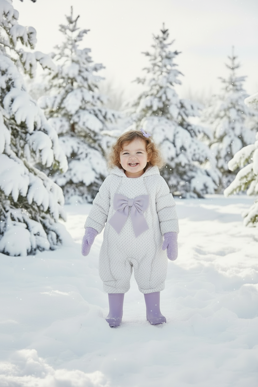 Bow Snow Suit