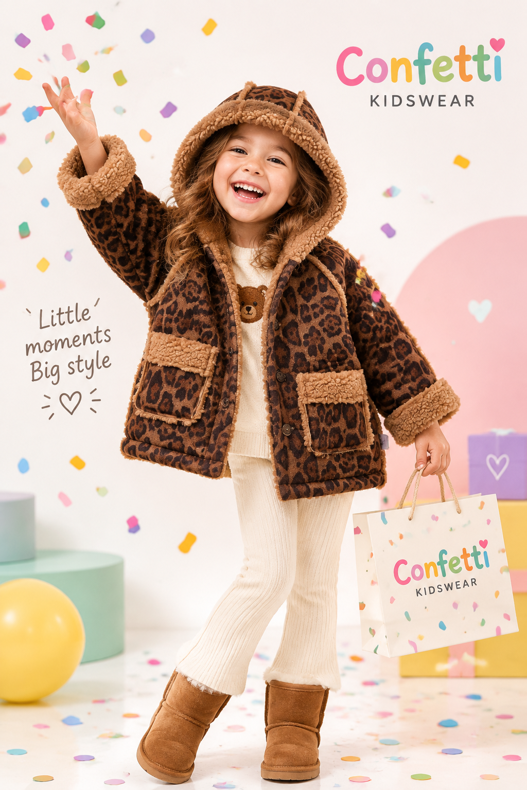 Lucia Leopard print Jacket