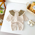 Wendy floral collar lounge set