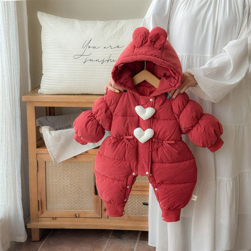 Little Heart snow suit