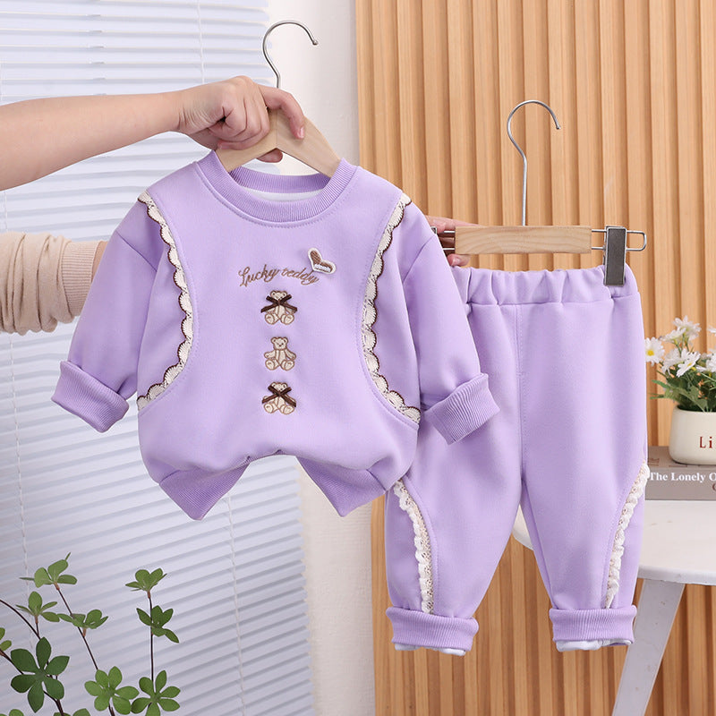 Teddy Frill Lounge Set
