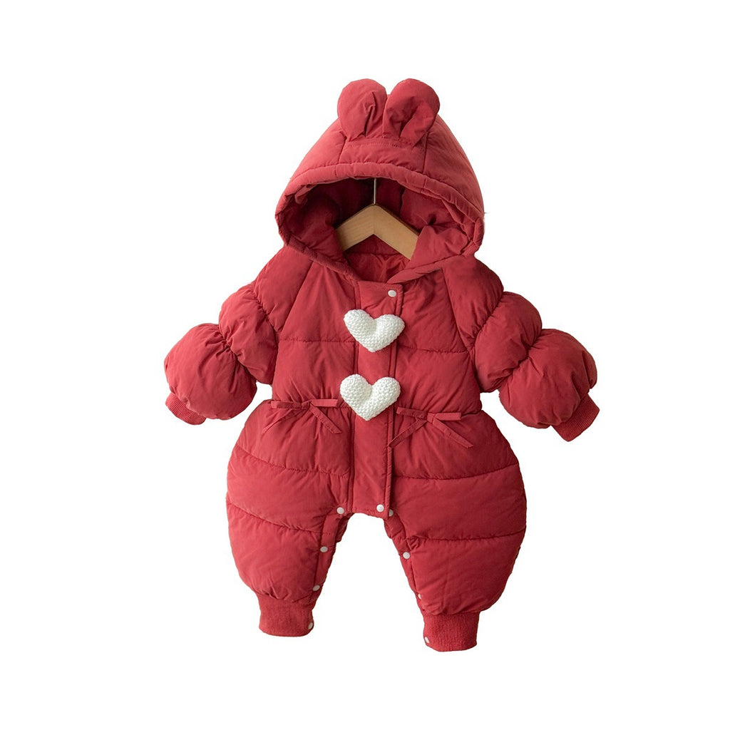 Little Heart snow suit
