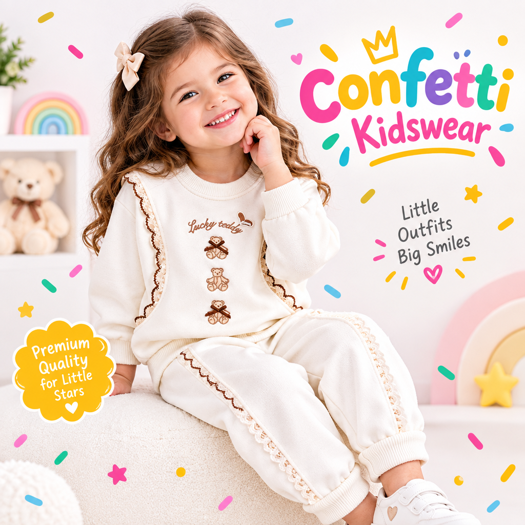 Teddy Frill Lounge Set