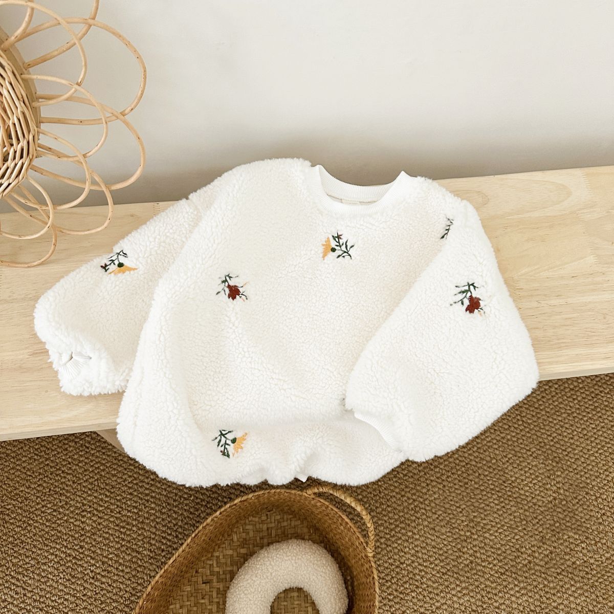 Evie lambs wool romper