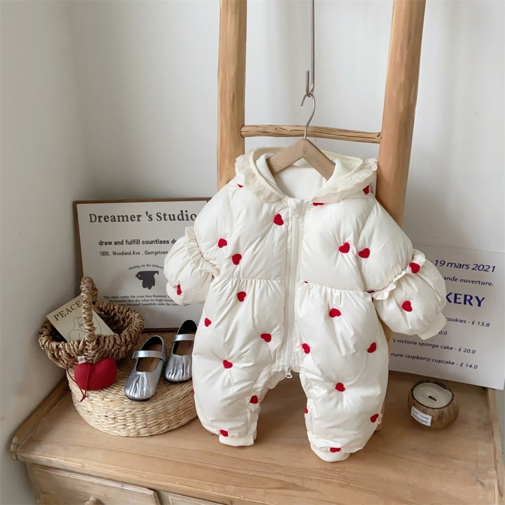 Love Heart pram suit