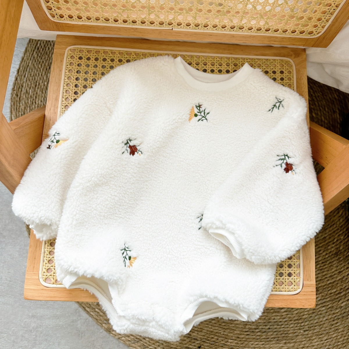 Evie lambs wool romper