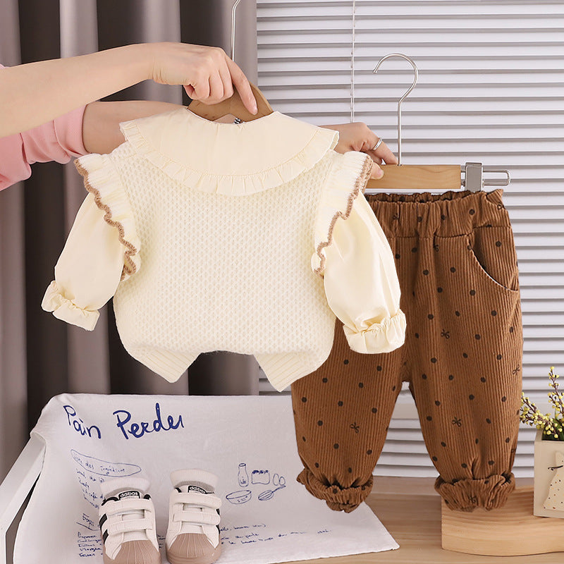 Bertie Bear knitted set