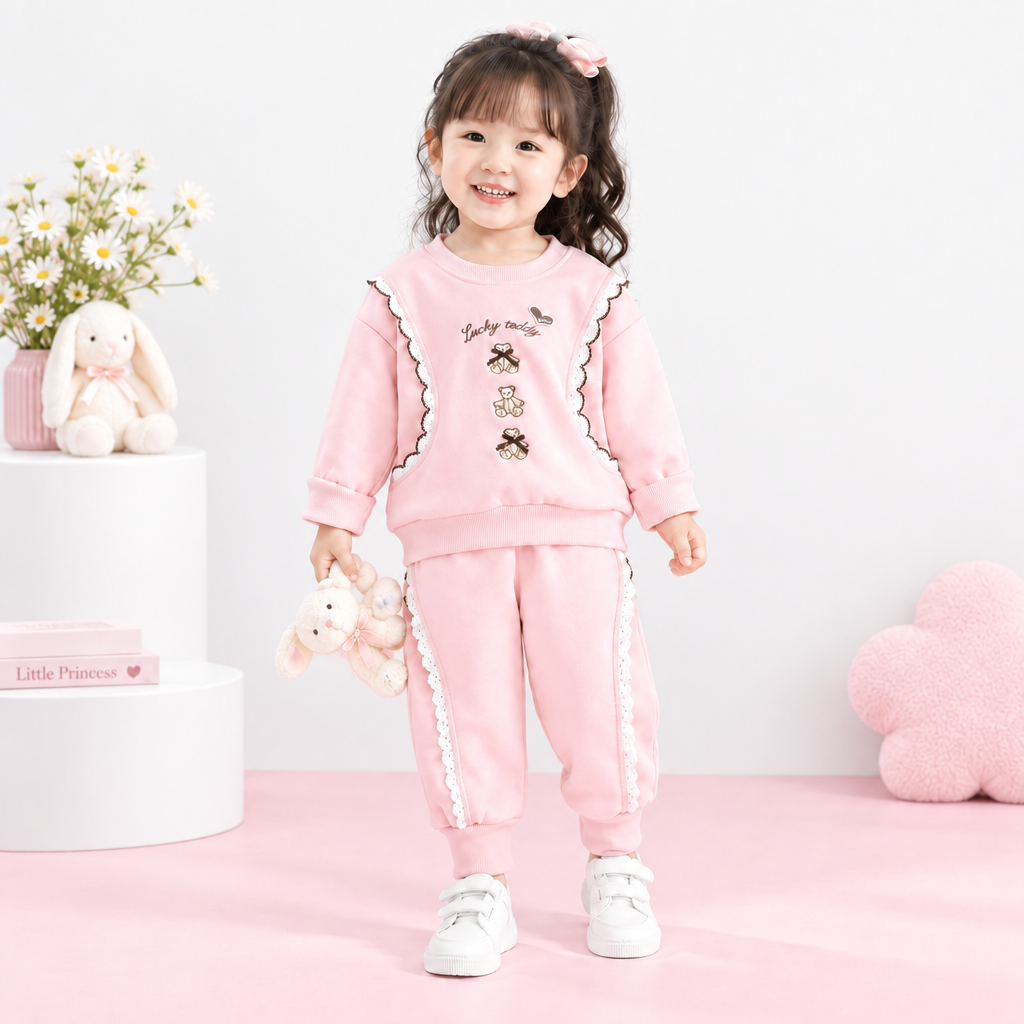 Teddy Frill Lounge Set