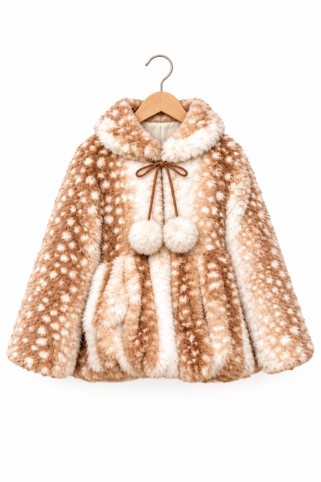 Dakota Deer Print Fur Jacket
