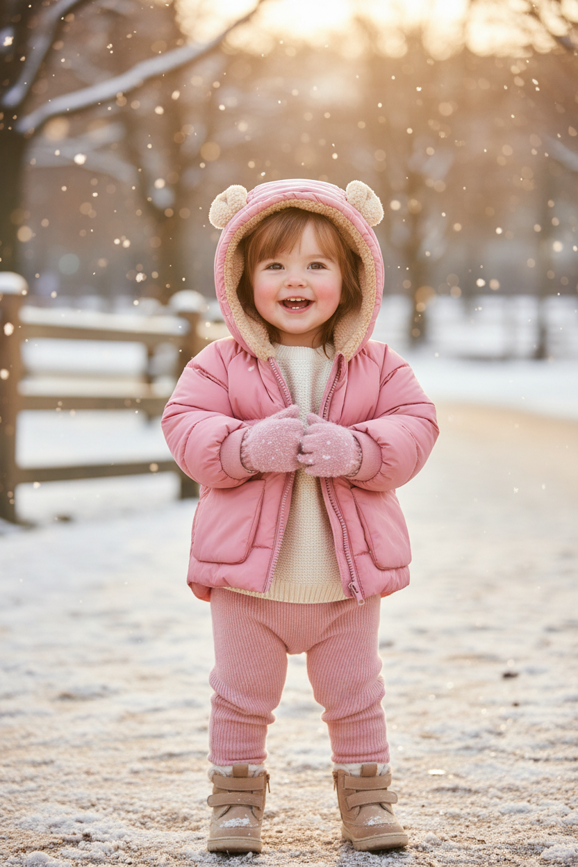 Pink Bear Ear Jacket