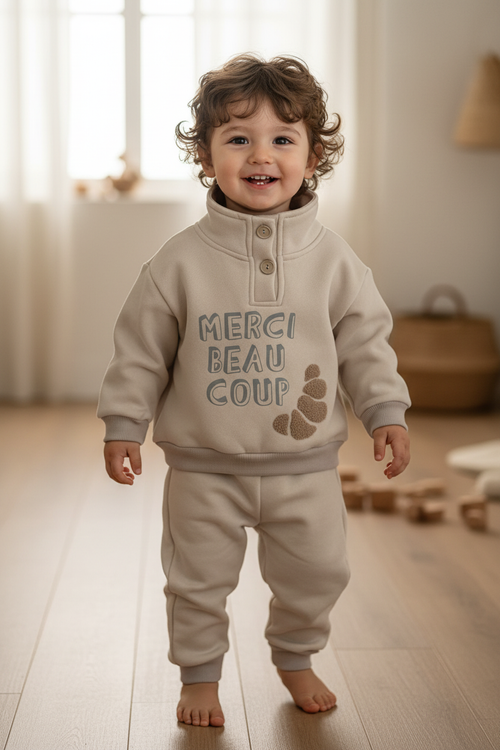 Toddler Boy in Merci Beaucoup Set